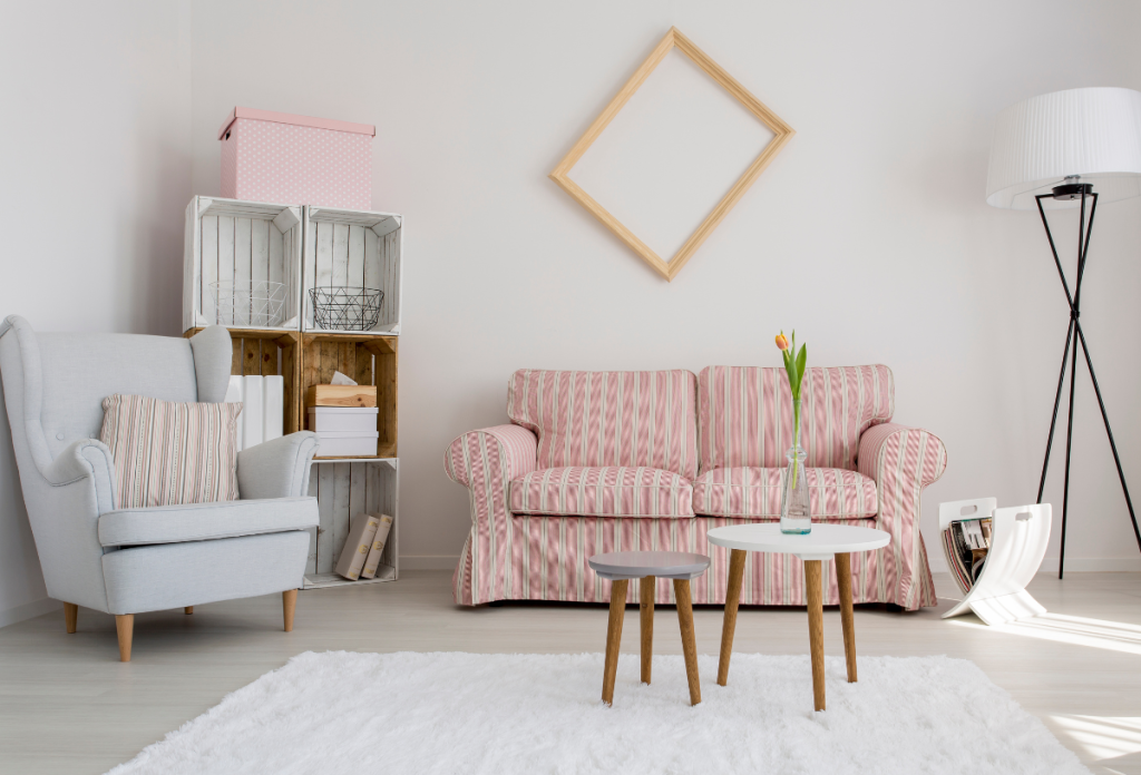 A pasztell színű bútoroktól minden fakónak tűnhet egy helyiségben