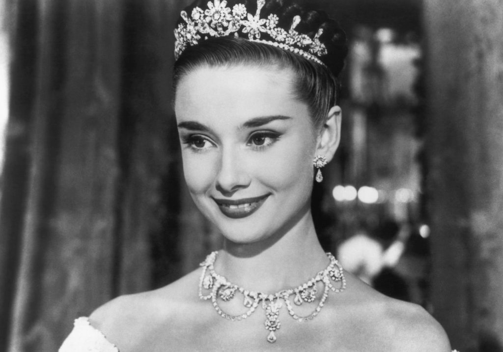 Audrey Hepburn a Római vakáció című filmben