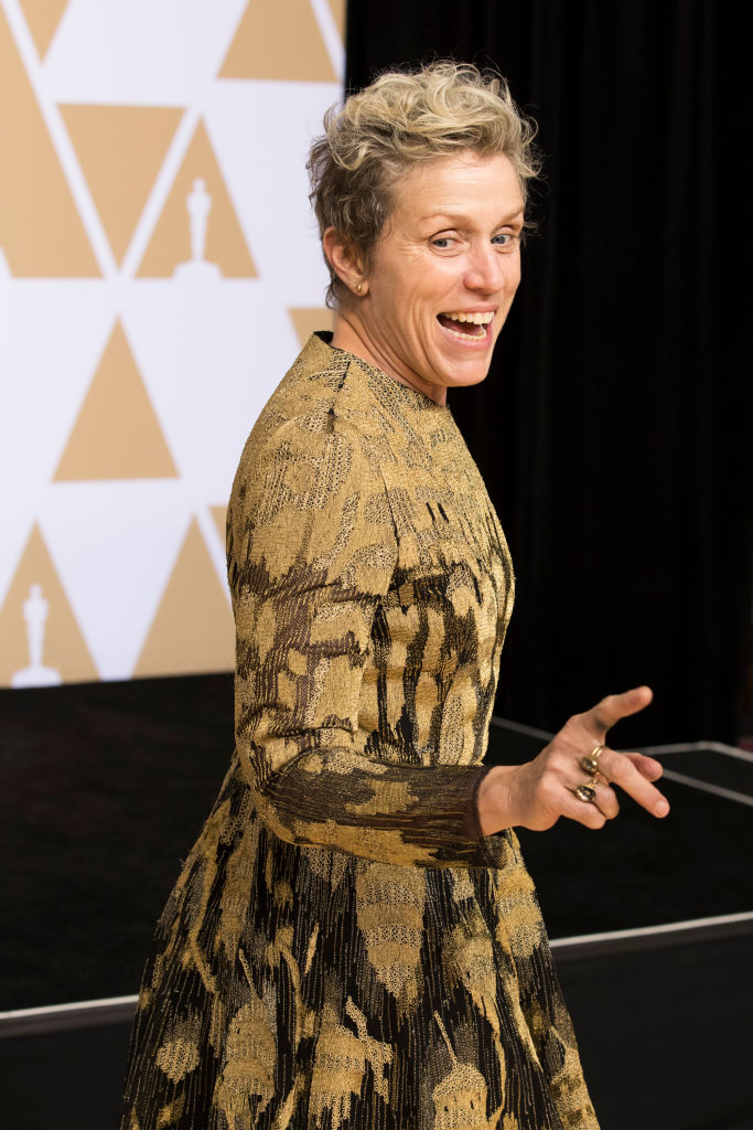 Frances McDormand sminktelen Oscar-estéje