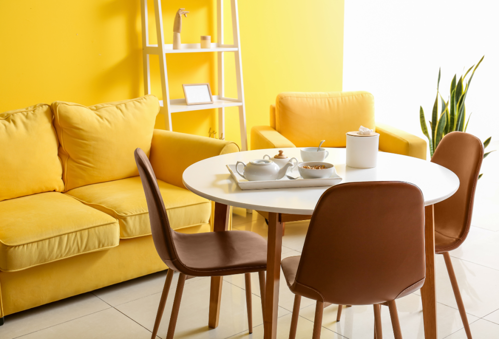 A sárga szín energiái lendületet visznek, vitalitást sugároznak otthonunkban