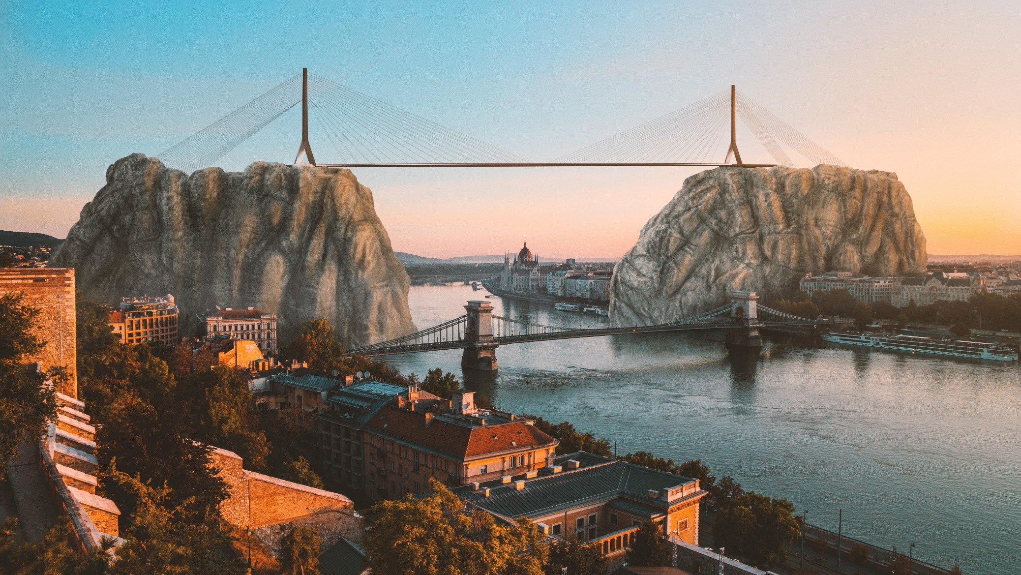 Gigantikus építmények lepték el Budapestet a National Geographic jóvoltából