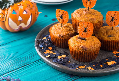 Halloweeni muffin