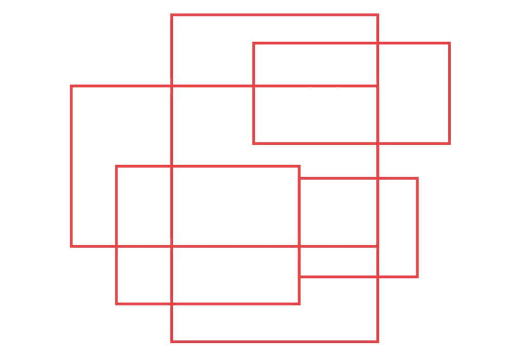 3. fejtörő demencia ellen: hány négyszöget számolunk össze a képen? A négyszögek bármilyen méretűek lehetnek. (Fotó: Mind Games/Dr. Tim Beanland)