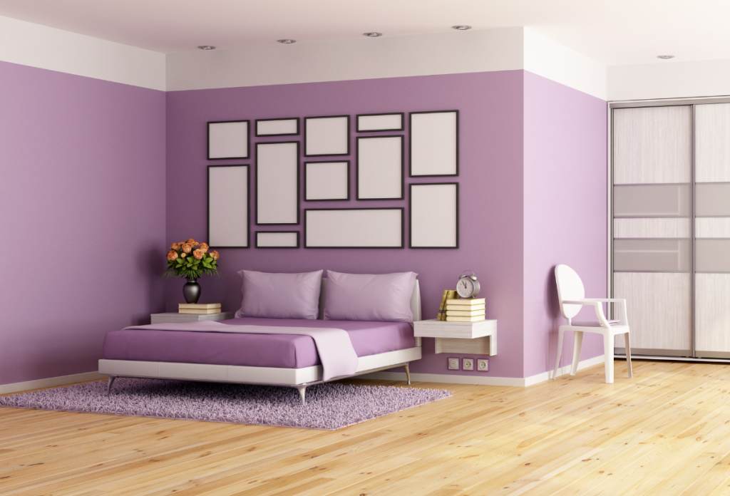 A lila színt főleg a hálószobához ajánlja 2024-ben a színszakértő