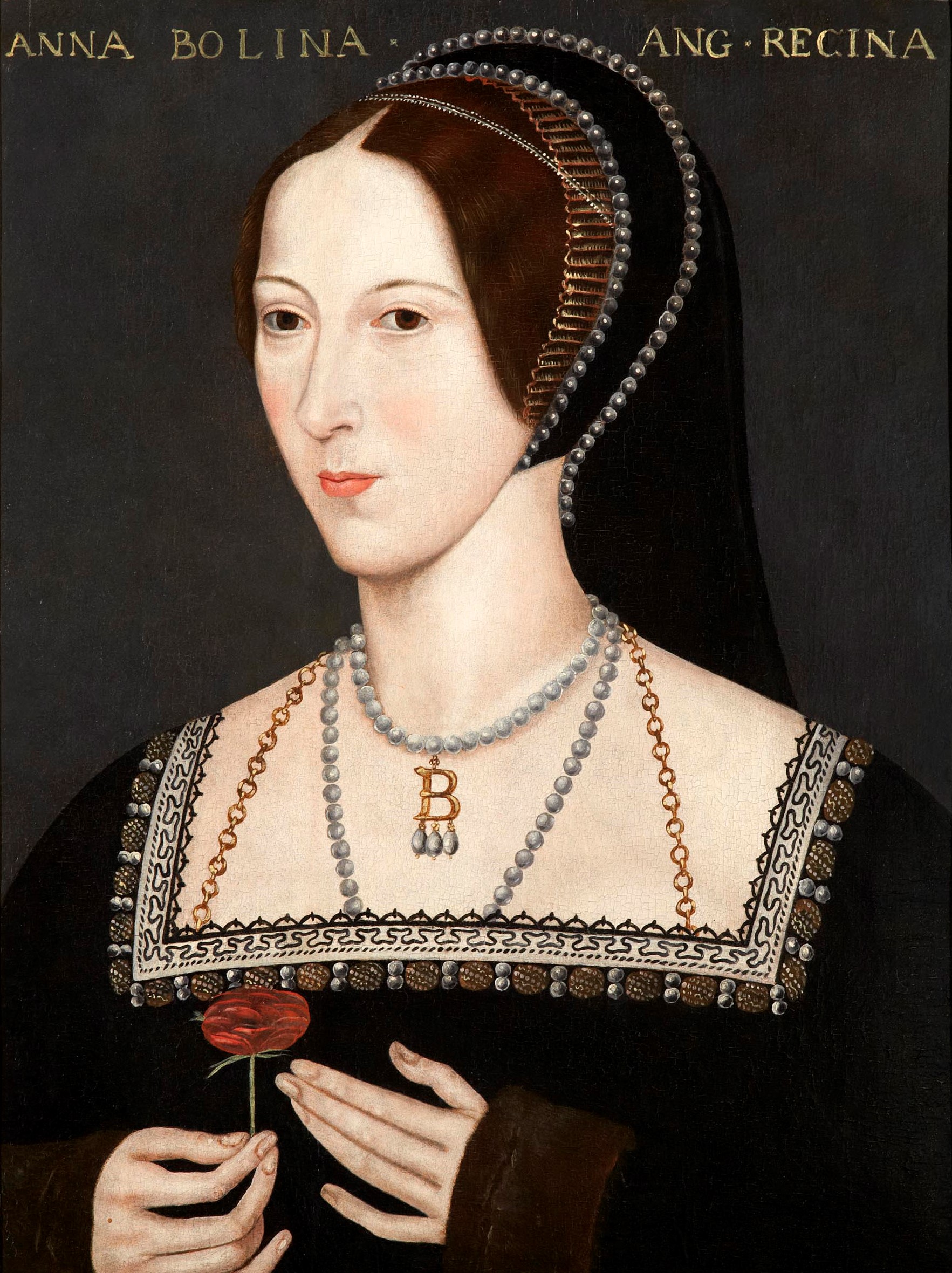 Boleyn Anna Hever kastélyában őrzött portréja, festő ismeretlen