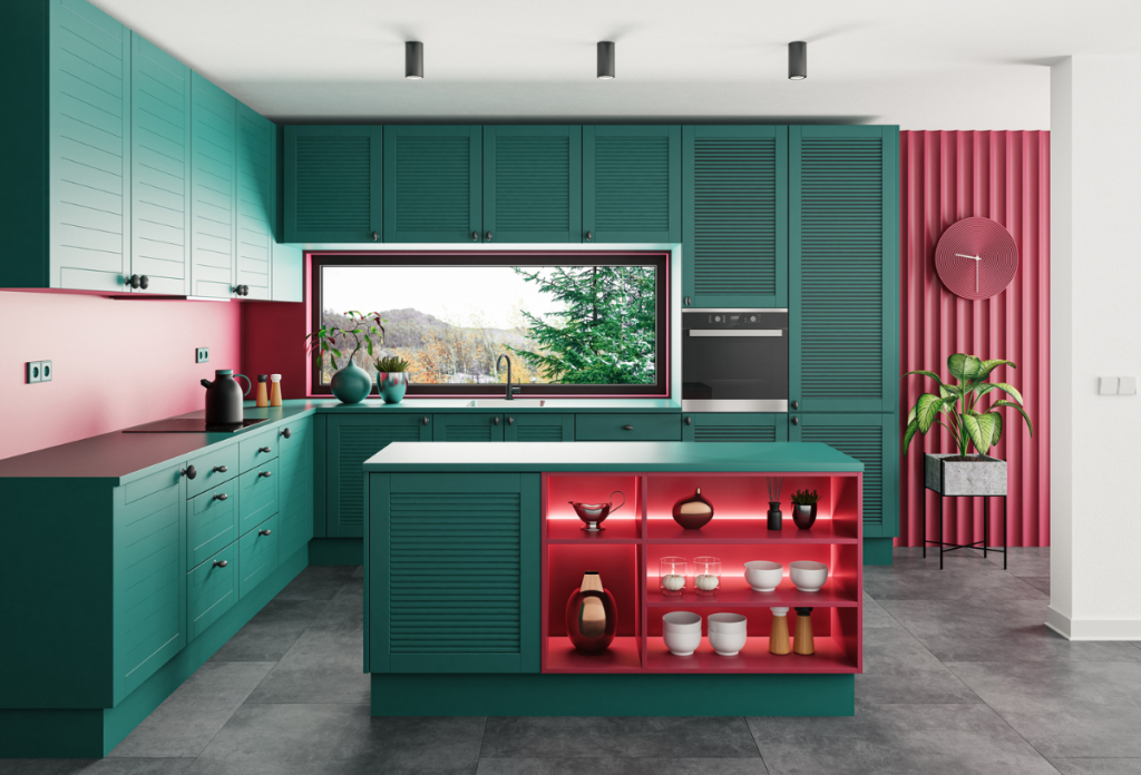 A modern giccs uralja a konyhánk dekorációját a Pinterest szerint 2024-ben