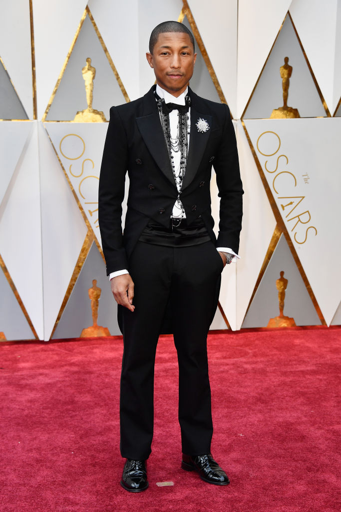A 2017-es Oscar-gálán tetőtől-talpig Chanelbe öltözött Pharell Williams