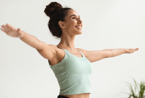 Labdás vállerősítő gyakorlat