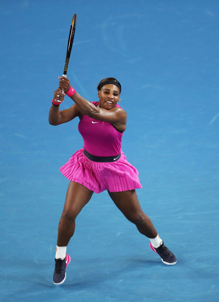 Serena Williams "talpig" rózsaszínben