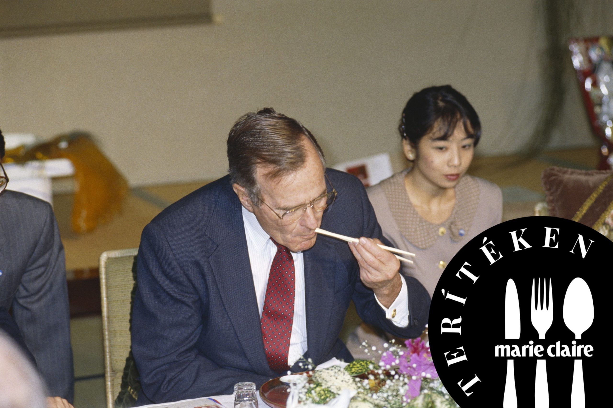Bush a japán elnök ölébe hányt, Trump hozzá sem nyúlt a vega indiai menühöz - az ételnek a diplomáciában is fontos szerepe van