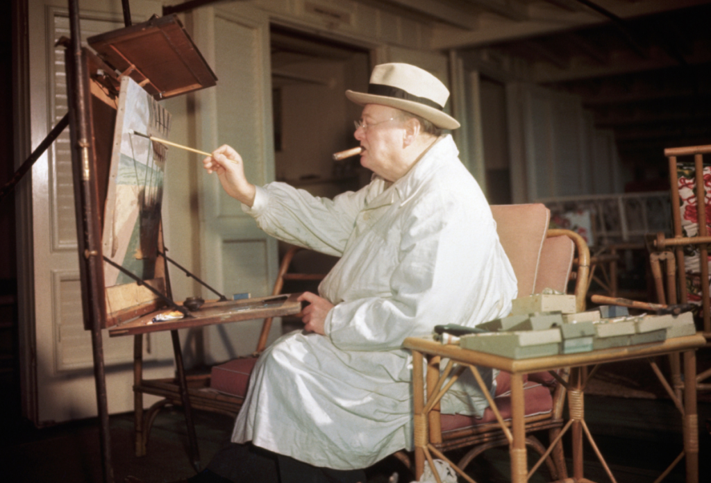 Winston Churchill remek festő volt, ami kevéssé ismert történelmi tény