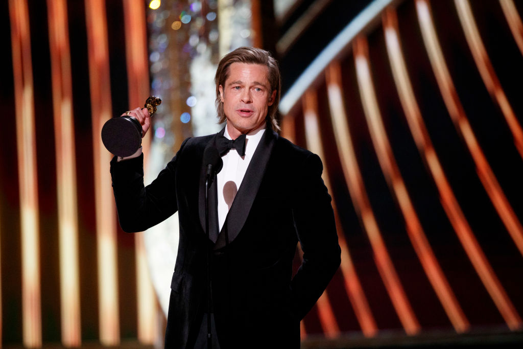 Brad Pitt 2020-ben elnyerte a legjobb férfi mellékszereplőnek járó Oscar-díjat (fotó: Craig Sjodin/Getty Images)