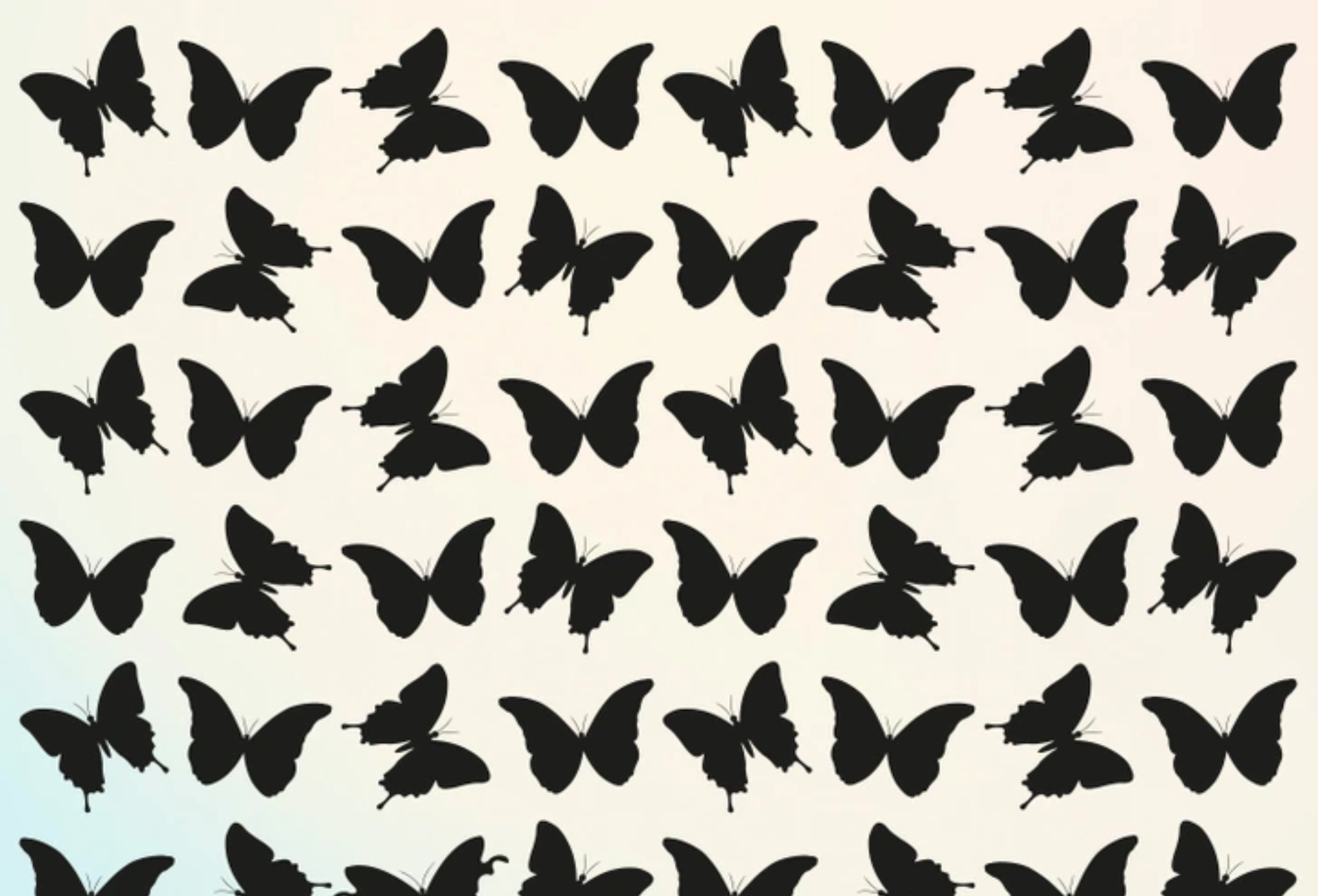 Villámfejtörő: észreveszed, melyik pillangó különbözik a többitől?