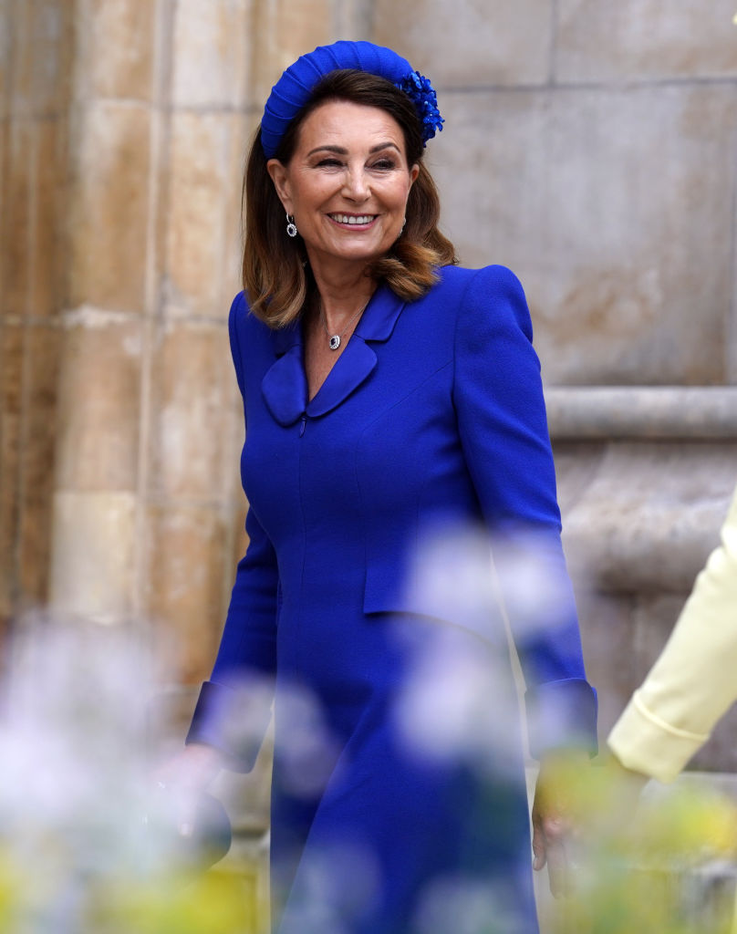 Carole Middleton azúrkék ruhája