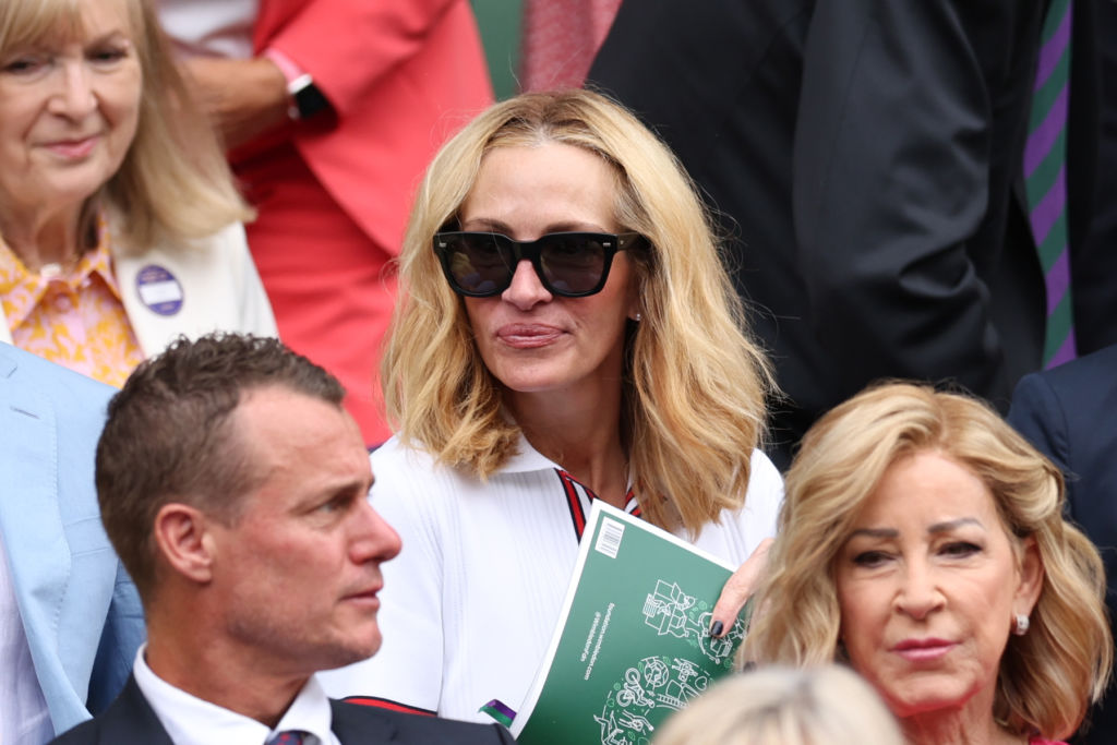 Julia Roberts Gucci ruhában Wimbledonban