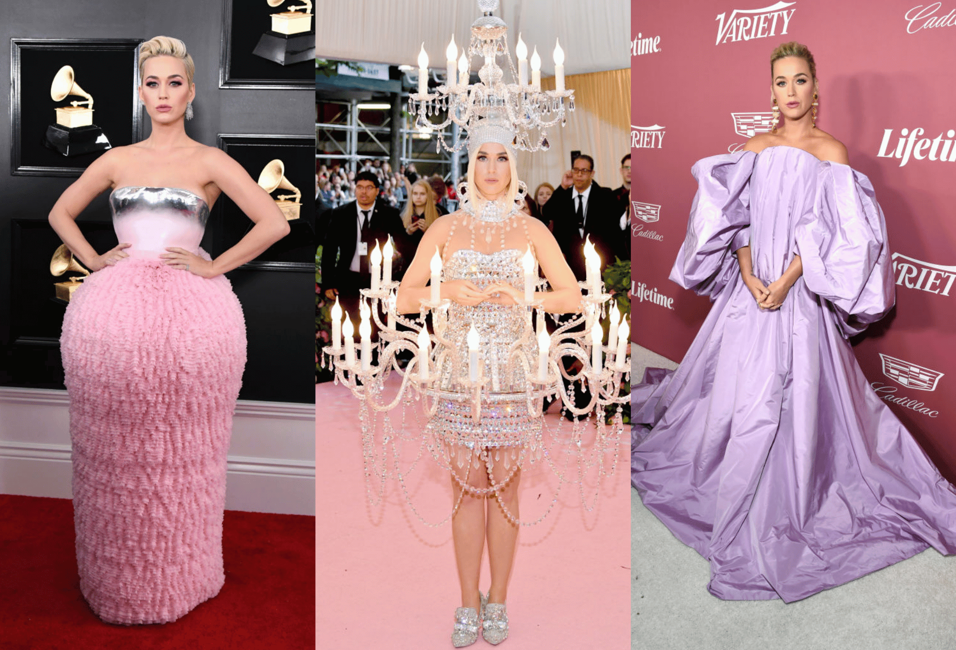 Katy Perry az extrém ruhadarabok koronázatlan királynője - ezek voltak a legjobb szettjei
