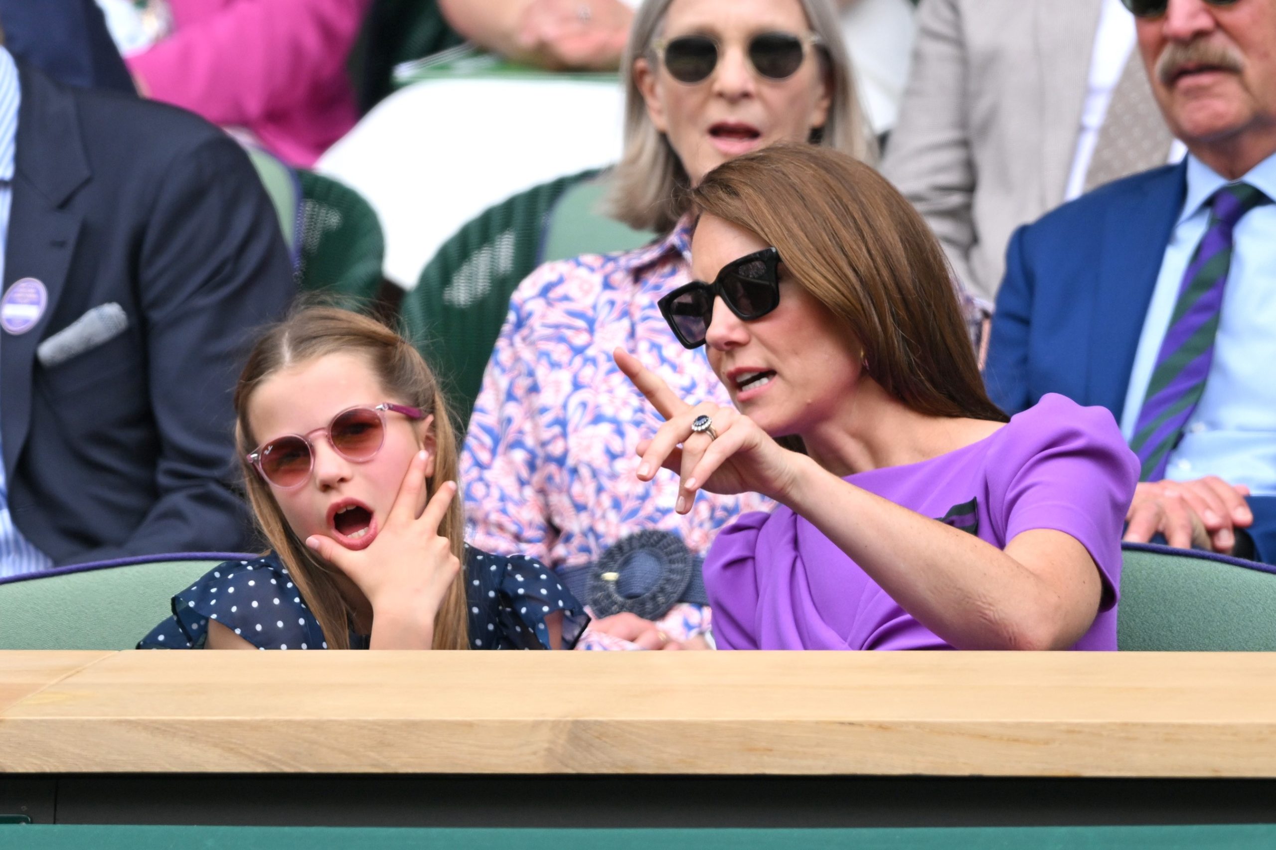 Sarolta hercegnő édes grimaszaival ellopta a show-t Wimbledonban