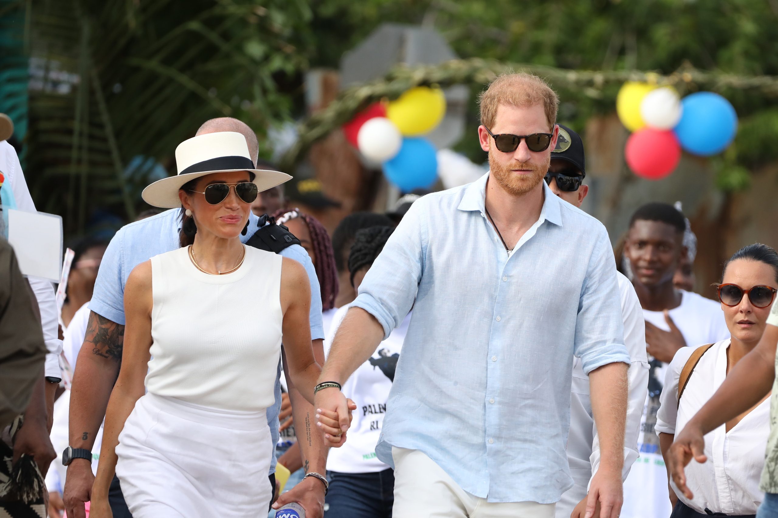 Meghan és Harry Kolumbiában egy eseményen