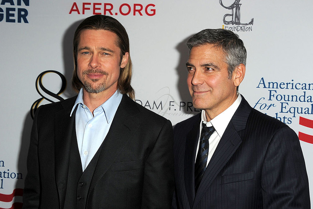 Brad Pitt és George Clooney franciaországi fotózáson jártak