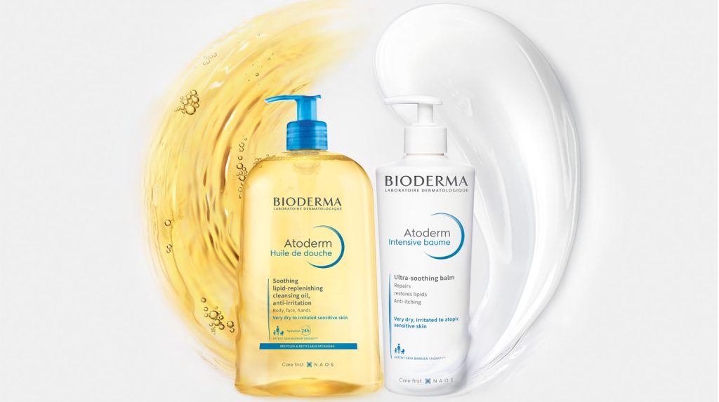 A száraz bőr kezelésére: Bioderma Atoderm olajtusfürdő és Intensive balzsam