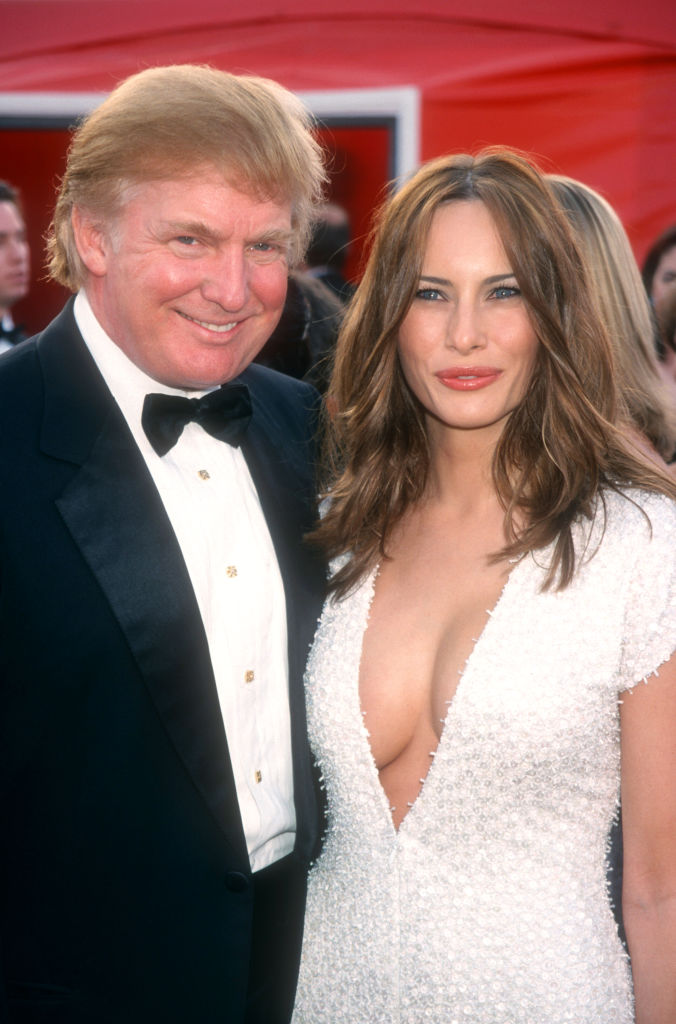 Melania Trump fehérben