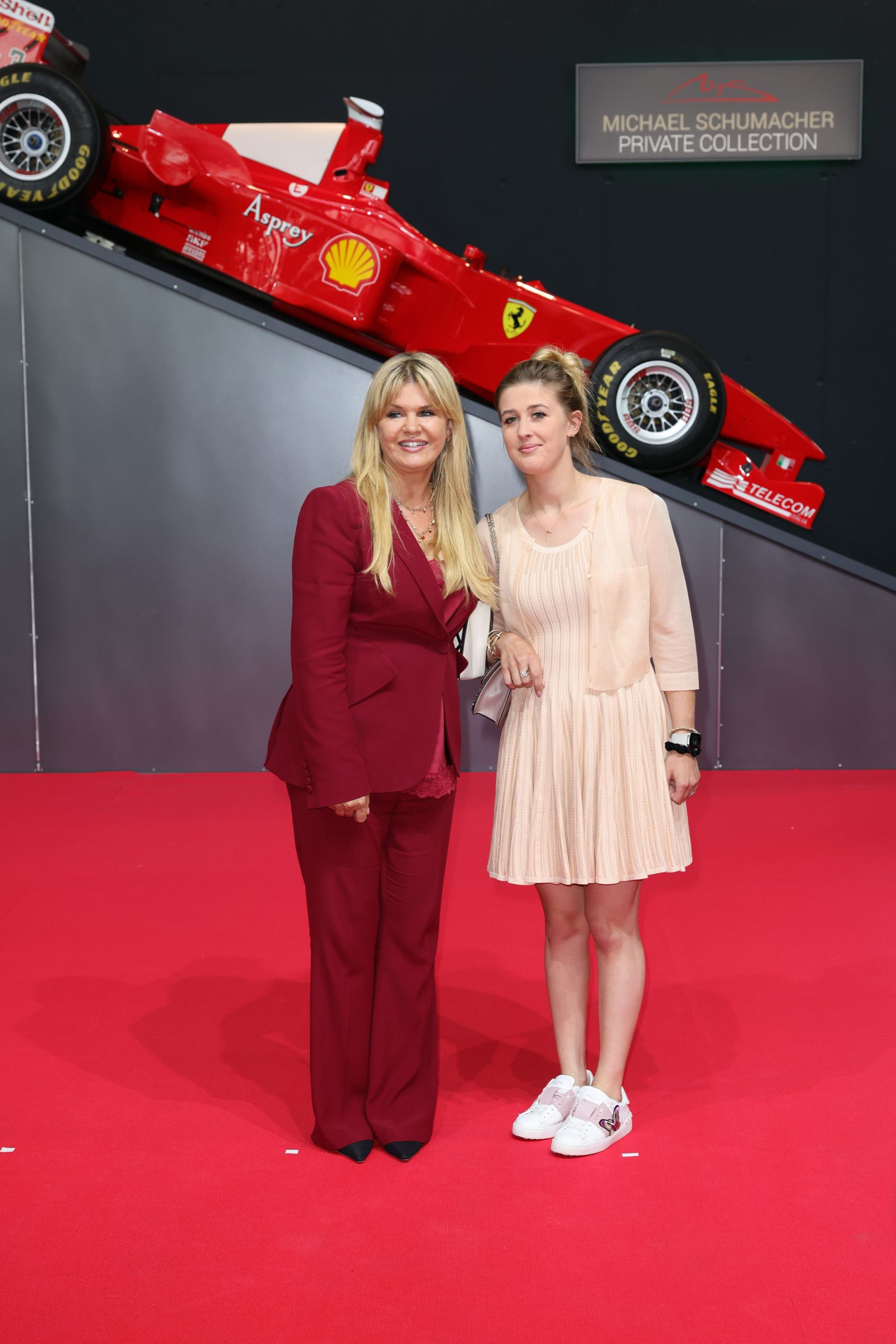 Michael Schumacher felesége, Corinna és lánya, Gina