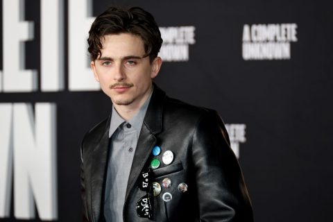 Timothée Chalamet szett Bob Dylan-film