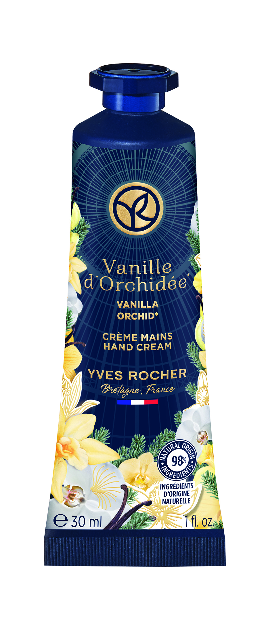 Yves Rocher kézkrém vanília & orchidea illattal