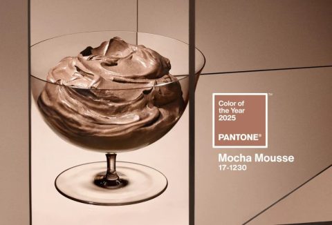 Pantone év színe 2025 mocha mousse