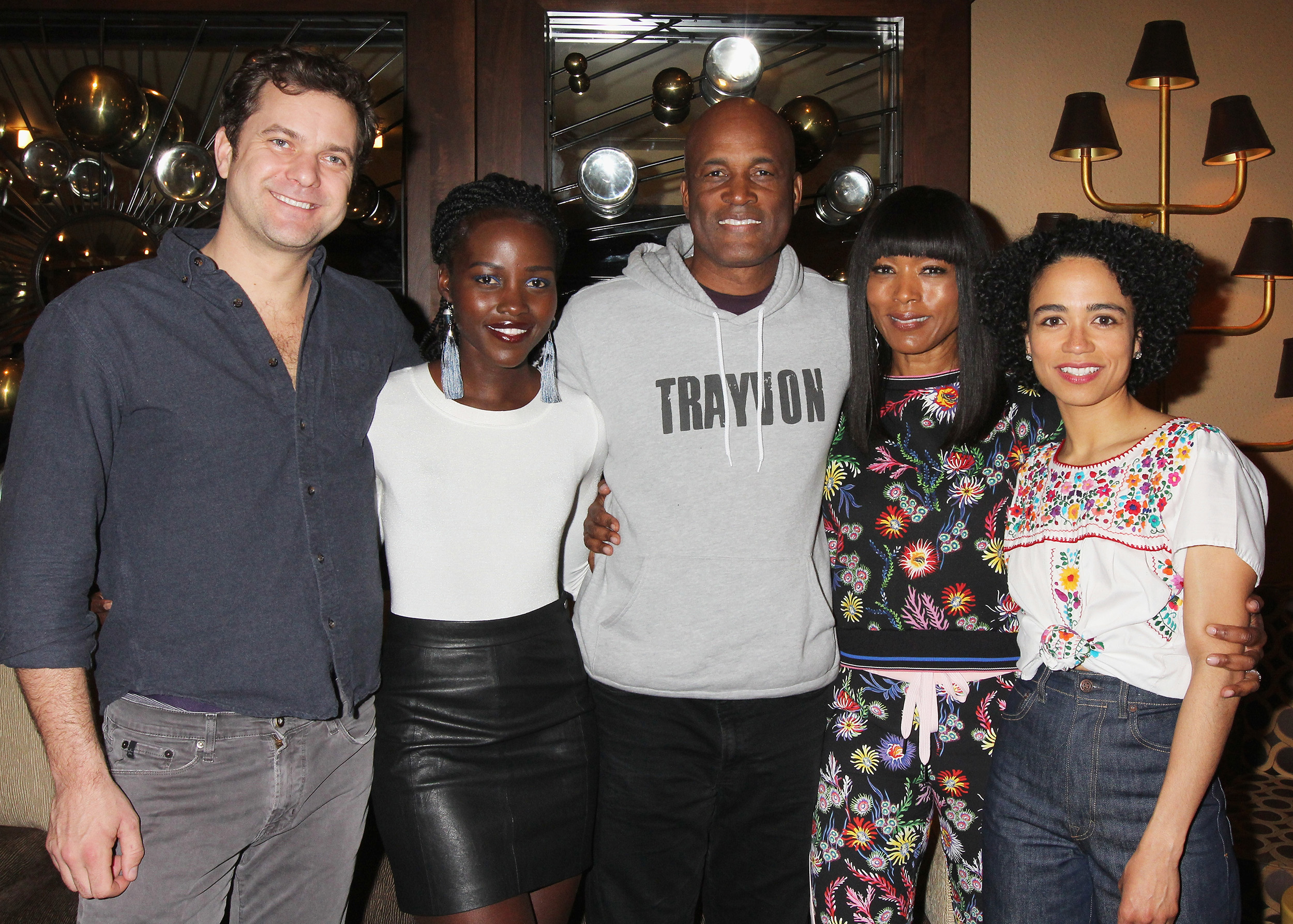 Joshua Jackson, Lupita Nyong'o, Kenny Leon, Angela Bassett és Lauren Ridloff még 2018-ban New Yorkban