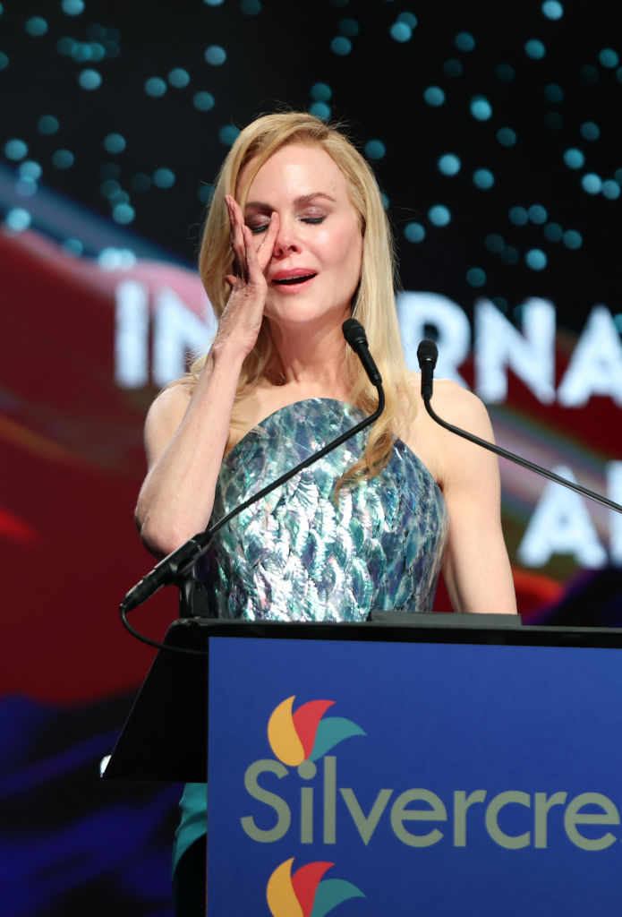 Nicole Kidman sírva vette át a díját