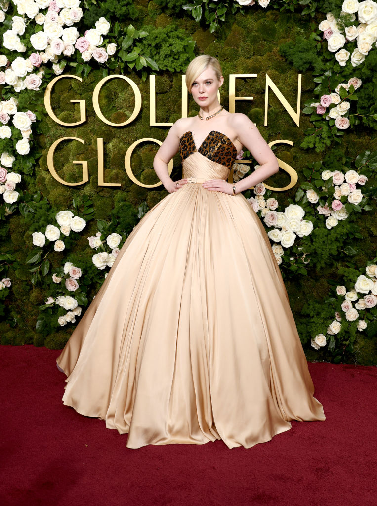 Elle Fanning egy nagyon különleges ruhát választott a 2025-ös Golden Globe díjátadóra