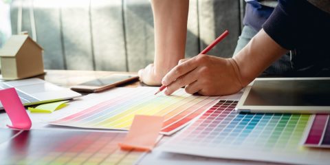 szín lakás lakberendezés