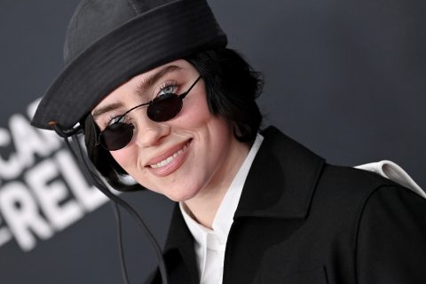 Billie Eilish a vörös szőnyegen