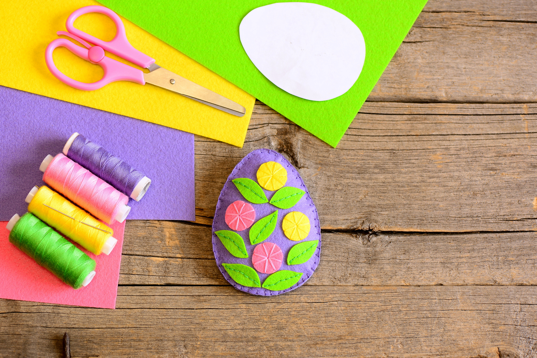 A textilíákból készített tojás szuper alternatíva lehet idén húsvétra.