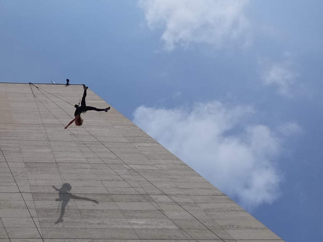 Adolf Dia, légtáncos Fotó: Mama Shelter Prague 