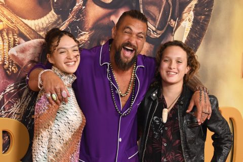 Jason Momoa gyermekeivel