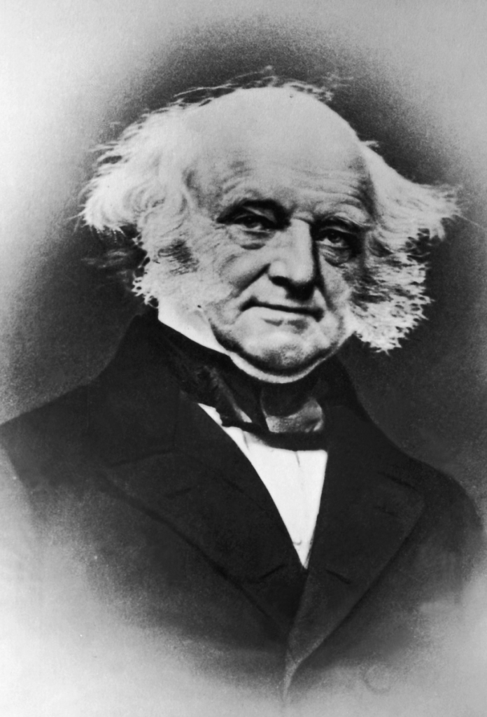Martin van Buren amerikai elnök, aki politikai kampányában szlogenné tette az OK kifejezést
