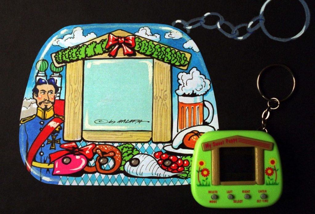 Egy 1997-es, az Oktoberfestre kiadott limitált szériás Tamagotchi, ma már nagyon sokat ér