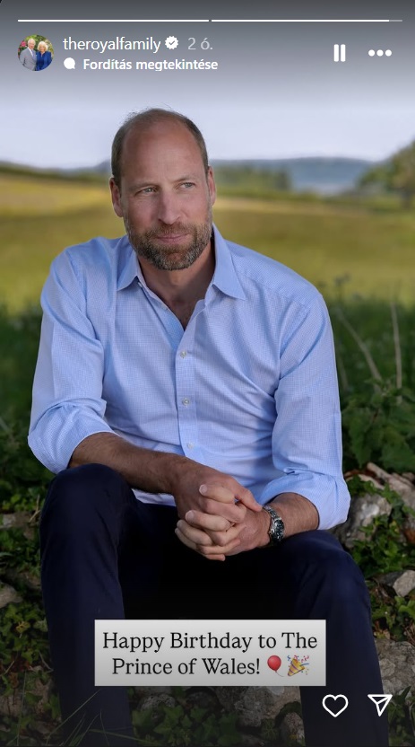 vilmos-herceg-születésnap | Marie Claire Károly király születésnapi köszöntése Vilmos herceg számára