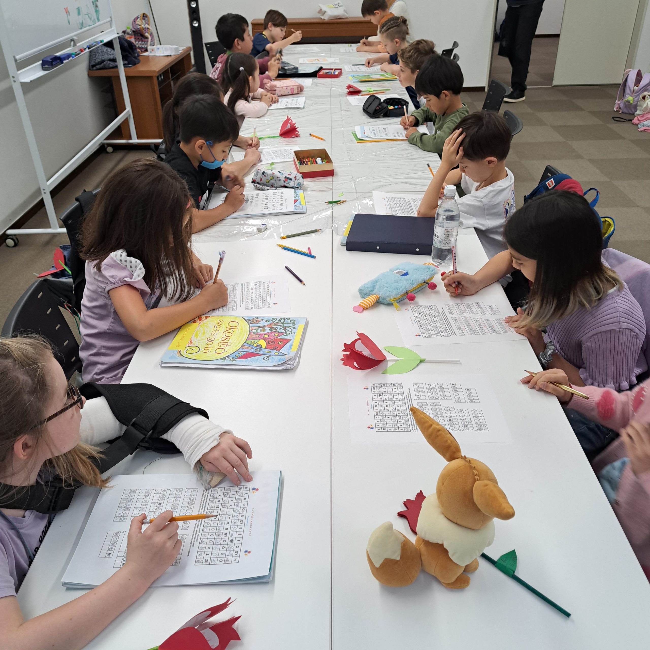 Gyerekek a Tokiói Magyar Iskolában