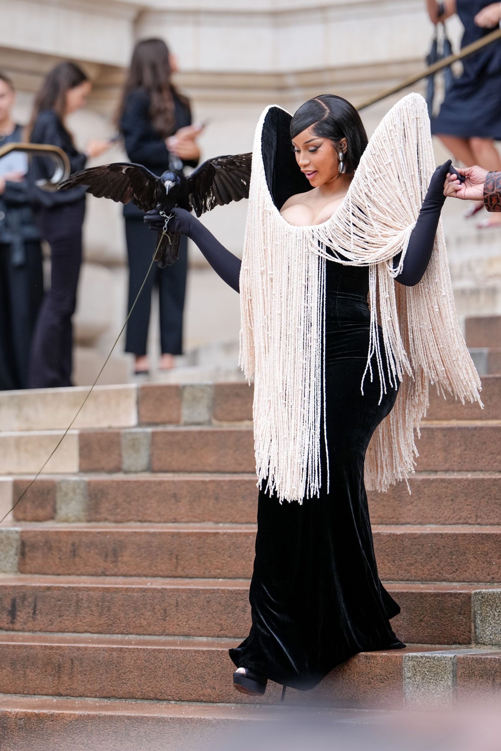 Cardi B drámai, extré stílusra voksolt a Couture-héten