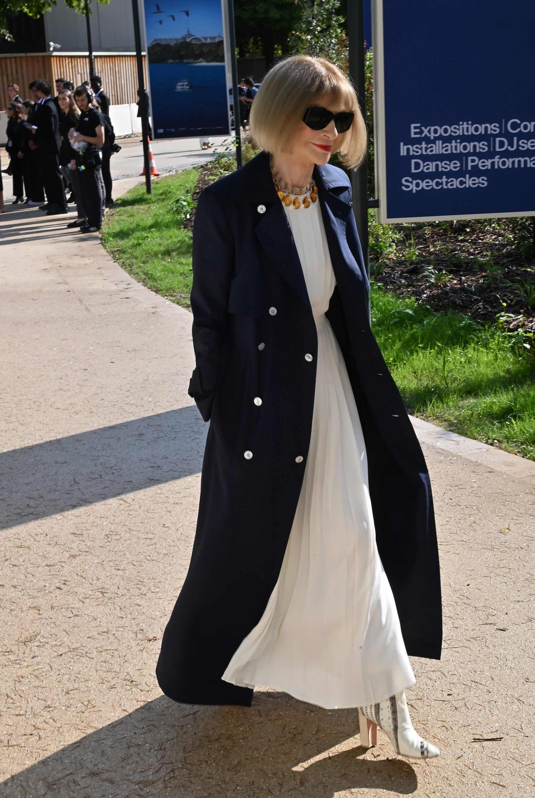 Maga volt az elegancia Anna Wintour a párizsi Couture-héten