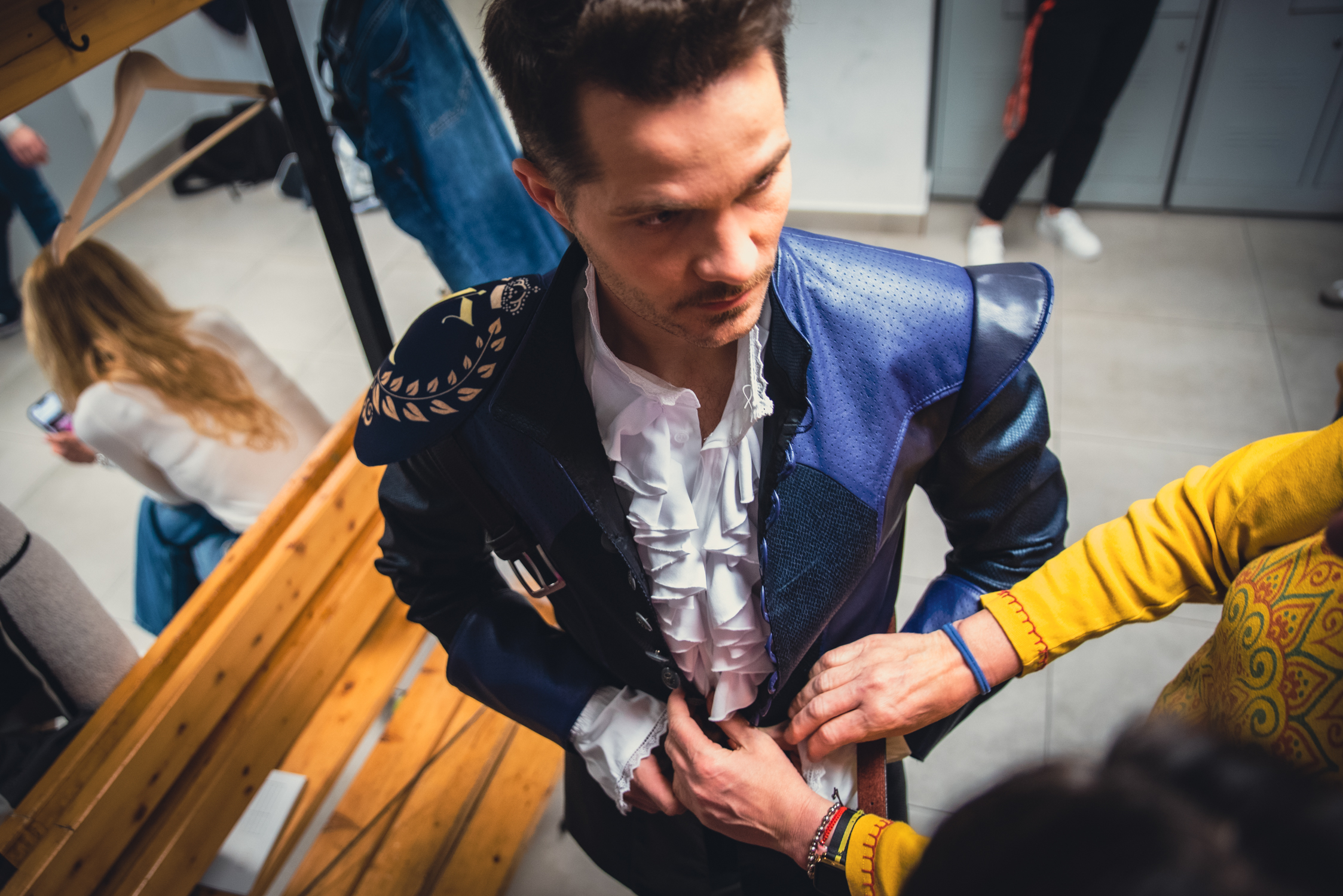 Veréb Tamás a Szegedi Szabadtéri Játékok előadására készül