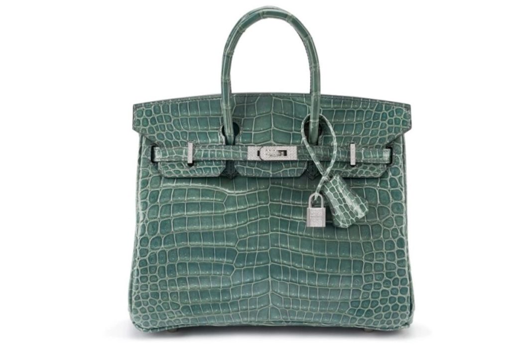 Zöld Diamond Birkin táska