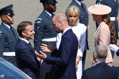 Katalin és Vilmos fogadta a Macron házaspárt