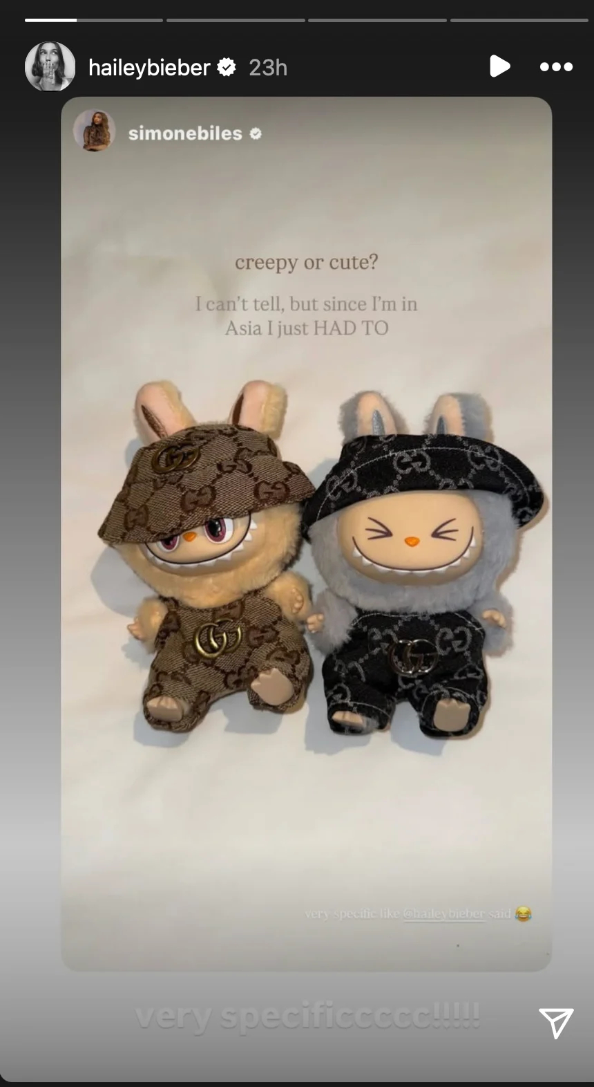 Simone Biles Labubujai