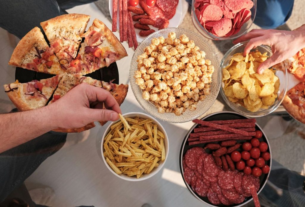 Rágcsálnivalók, ultrafeldolgozott élelmiszerek