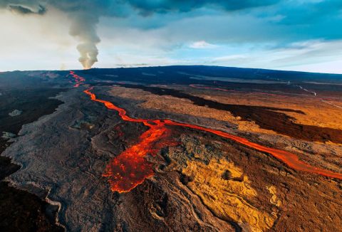Mauna Loa vulkán kitörése 2022-ben