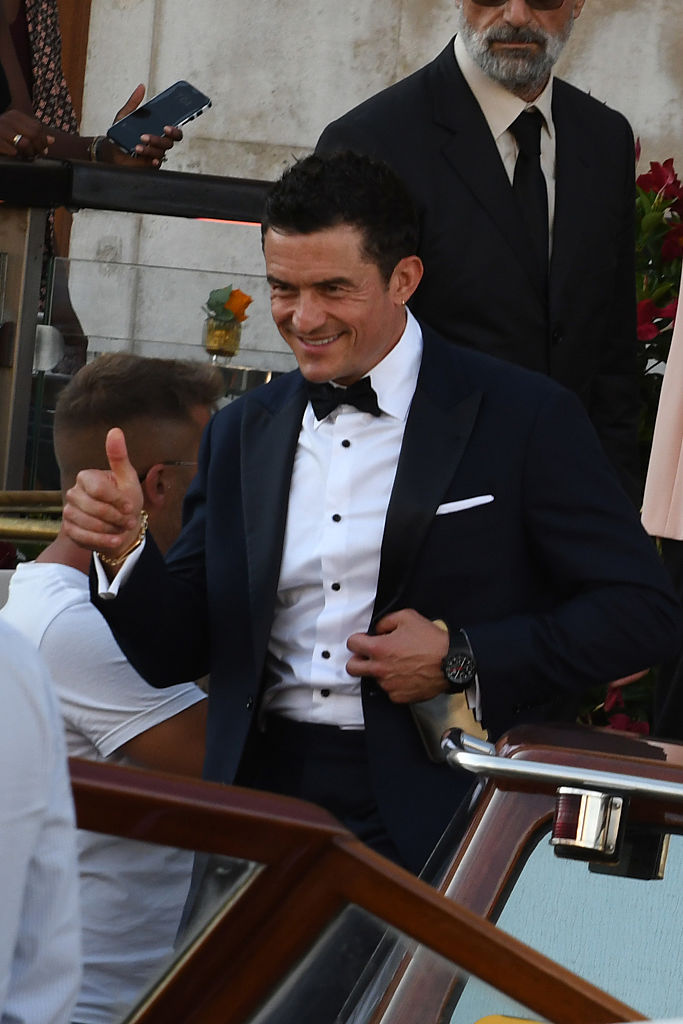 Orlando Bloom Jeff Bezos esküvőjén